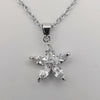 Summer Star Silver Necklace - CZ Crystals - Offer Hunts