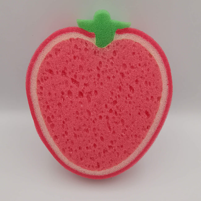 Strawberry Sponge Scrub - Offer Hunts