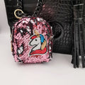 Pink Unicorn Reversible Glitter Sequin Purse - Offer Hunts