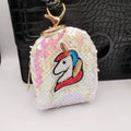 Rainbow Unicorn Reversible Glitter Sequin Purse - Offer Hunts