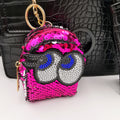 Pink Eyes Reversible Glitter Sequin Purse - Offer Hunts