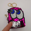 Pink Eyes Reversible Glitter Sequin Purse - Offer Hunts