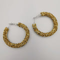 Glitter Round Earrings - Medium Size - 6 Colors - 2 Sizes - Offer Hunts