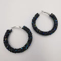 Glitter Round Earrings - Medium Size - 6 Colors - 2 Sizes - Offer Hunts