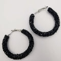 Glitter Round Earrings - Medium Size - 6 Colors - 2 Sizes - Offer Hunts