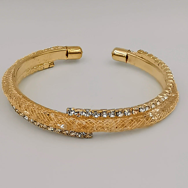 Golden Bling Bracelet - Free Size - Offer Hunts