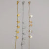[3 Anklet Set] Round Butterfly Design - Silver + Yellow Gold + Rose Gold - Offer Hunts