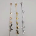 [3 Anklet Set] Butterfly Design - Silver + Yellow Gold + Rose Gold - Offer Hunts