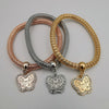 3 Bracelet Charm Set - Butterfly - Silver + Gold + Rose Gold - Offer Hunts
