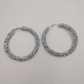 Glitter Round Earrings - Medium Size - 6 Colors - 2 Sizes - Offer Hunts