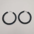 Glitter Round Earrings - Medium Size - 6 Colors - 2 Sizes - Offer Hunts