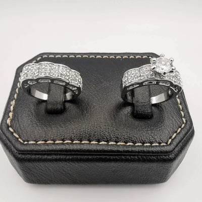 Feline Soul Twins Ring Set - Silver - Offer Hunts