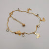 Butterfly Design Anklet - 24K Gold Plate - Offer Hunts