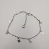 Padlock Design Anklet - 24K White Gold Plate - Offer Hunts