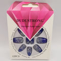 Glitter Self Adhesive False Nail, 12 NAILS - 10 Colors [DUDUSTRONG] - Offer Hunts