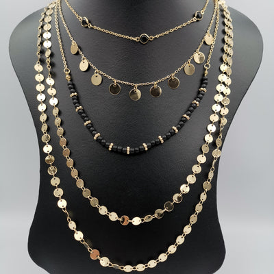 Dynasty Danglers 5 Layer Necklace - 6 Designs - Offer Hunts