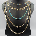 Dynasty Danglers 5 Layer Necklace - 6 Designs - Offer Hunts