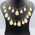 Oval Opolis 2 Layer Golden Necklace - 6 Colors - Offer Hunts