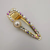 Fancy Hair Clip - Golden Pearl Rhinestone - Offer Hunts