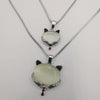 Mother of Pearl Double Layer Necklace - Golden and Silver - Offer Hunts