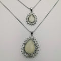 Bi-Oval Double Layer Necklace - Golden and Silver - Offer Hunts