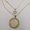 Round Mother of Pearl Double Layer Necklace - Offer Hunts