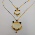 Mother of Pearl Double Layer Necklace - Golden and Silver - Offer Hunts