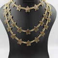 Star Solar Twirl 3 Layer Necklace - Multiple Colors - Offer Hunts