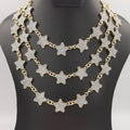 Star Solar Twirl 3 Layer Necklace - Multiple Colors - Offer Hunts