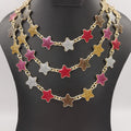 Star Solar Twirl 3 Layer Necklace - Multiple Colors - Offer Hunts