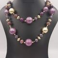Enchanted Beads 2 Layer Golden Necklace - Multiple Colors - Offer Hunts