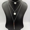 Pearl Heart 3 Layer Necklace - Golden and Silver - Offer Hunts