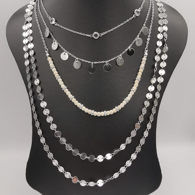 Dynasty Danglers 5 Layer Necklace - 6 Designs - Offer Hunts