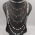 Vision Seed Danglers 6 Layer Necklace - Multiple Designs - Offer Hunts
