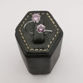 Petite Pink Round Double Stone Ring - Adjustable Size - Multiple Colors - Offer Hunts