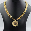 Premium 24K Gold Plated Luxury Coin Necklace - Offer Hunts