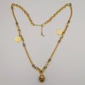 Premium 24K Gold Plated Egg Coin Necklace - Offer Hunts