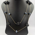 Silent Aura Cylinder 2 Layer Necklace - Multiple Colors - Offer Hunts