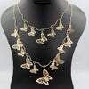 Butterfly Spirit 2 Layer Necklace - Silver and Golden - Offer Hunts