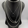 Defiant Bond 5 Layer Necklace - Golden and Silver - Offer Hunts