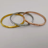 Cartier Stainless Steel Bracelet Set - Thin 4mm - 3 Pieces - Offer Hunts