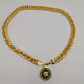 Premium 24K Gold Plated Givench.y Coin Necklace - Offer Hunts
