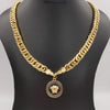 Premium 24K Gold Plated Givench.y Coin Necklace - Offer Hunts