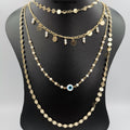 Bi-Pearl Eye Protector 4 Layer Necklace - Multiple Designs - Offer Hunts