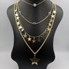 Star Evil Eye Protector 4 Layer Necklace - Golden and Silver - Offer Hunts