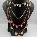 Beaded Pearl 4 Layer Necklace - Multiple Designs - Offer Hunts