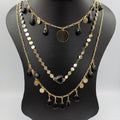 Droplet Danglers 3 Layer Necklace - Multiple Designs - Offer Hunts