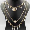 Droplet Danglers 3 Layer Necklace - Multiple Designs - Offer Hunts