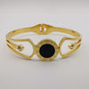 Bvlga.ri Clone Solo Black Bi Zirconia - Stainless Steel 18K Gold Plated Bracelet - Offer Hunts