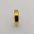 Wedding Band Ring - Laser Smoothed Edges - 24K Gold Plate - Offer Hunts